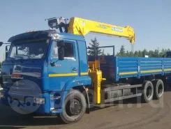 Самопогрузчик Камаз 65117 с КМУ Soosan SCS746L 2019 года б/у