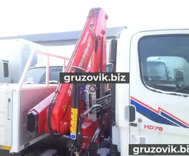 Самопогрузчик Hyundai HD 78 с КМУ Unic 2018 года новый фото 2