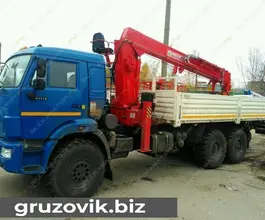 Самопогрузчик Камаз 43118 с КМУ Horyong HRS216 2019 года б/у