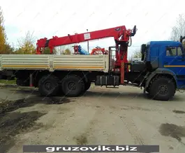 Самопогрузчик Камаз 43118 с КМУ Horyong HRS216 2019 года б/у фото 5