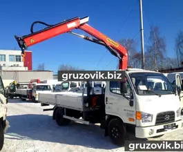 Самопогрузчик Hyundai HD 78 с КМУ Palfinger 8500K 2018 года новый