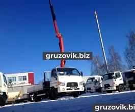 Самопогрузчик Hyundai HD 78 с КМУ Palfinger 8500K 2018 года новый фото 2