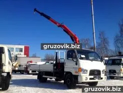 Самопогрузчик Hyundai HD 78 с КМУ Palfinger 8500K 2018 года новый фото 3
