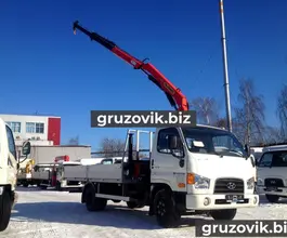 Самопогрузчик Hyundai HD 78 с КМУ Palfinger 8500K 2018 года новый фото 3