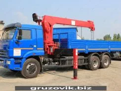 Самопогрузчик Камаз 65117 с КМУ Horyong HRS206 2018 года б/у