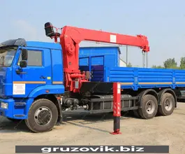Самопогрузчик Камаз 65117 с КМУ Horyong HRS206 2018 года б/у
