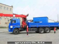 Самопогрузчик Камаз 65117 с КМУ Horyong HRS206 2018 года б/у фото 3