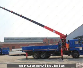Самопогрузчик Камаз 65117 с КМУ Horyong HRS206 2018 года б/у фото 4