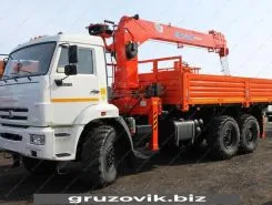 Самопогрузчик Камаз 43118 с КМУ Kanglim KS 1256 GII 2018 года б/у
