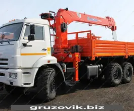 Самопогрузчик Камаз 43118 с КМУ Kanglim KS 1256 GII 2018 года б/у