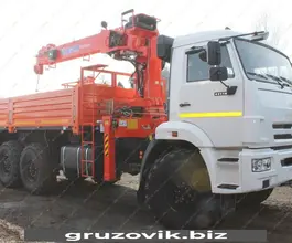 Самопогрузчик Камаз 43118 с КМУ Kanglim KS 1256 GII 2018 года б/у фото 2