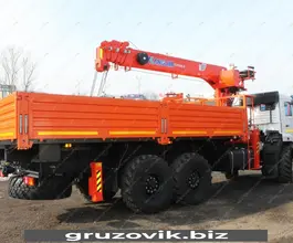 Самопогрузчик Камаз 43118 с КМУ Kanglim KS 1256 GII 2018 года б/у фото 3
