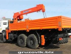 Самопогрузчик Камаз 43118 с КМУ Kanglim KS 1256 GII 2018 года б/у фото 4