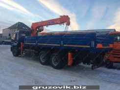 Самопогрузчик Камаз 65117 с КМУ  2018 года б/у фото 2