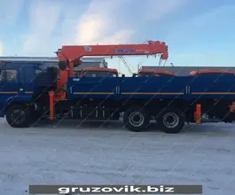 Самопогрузчик Камаз 65117 с КМУ  2018 года б/у фото 3