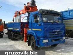 Самопогрузчик Камаз 65117 с КМУ  2018 года б/у фото 4