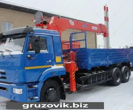Самопогрузчик Камаз 65117 с КМУ  2018 года б/у фото 5