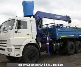 Самопогрузчик Камаз 43118 с КМУ Dong Yang SS1926 2018 года б/у фото 2