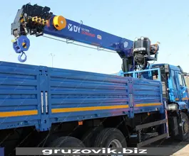 Самопогрузчик Камаз 65117 с КМУ Dong Yang SS 1956 2019 года б/у фото 5