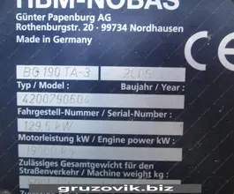 Грейдер HBM-Nobas BG 190 ТA-3 2006 года б/у фото 4
