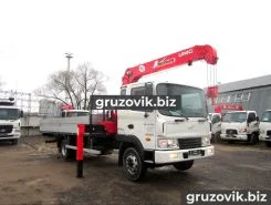 Самопогрузчик Hyundai HD 120 с КМУ Unic URV 504 ( 2018 года новый фото 5