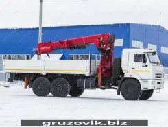Самопогрузчик Камаз 43118 с КМУ Horyong HRS216 2018 года б/у фото 2