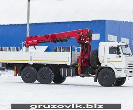 Самопогрузчик Камаз 43118 с КМУ Horyong HRS216 2018 года б/у фото 2