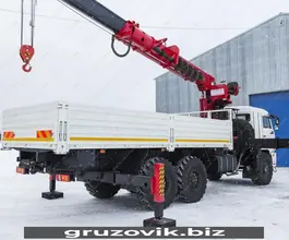Самопогрузчик Камаз 43118 с КМУ Horyong HRS216 2018 года б/у фото 3