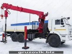Самопогрузчик Камаз 43118 с КМУ Horyong HRS216 2018 года б/у фото 4