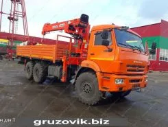 Самопогрузчик Камаз 43118 с КМУ Kanglim KS1256G-II 2018 года б/у
