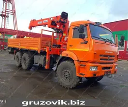 Самопогрузчик Камаз 43118 с КМУ Kanglim KS1256G-II 2018 года б/у