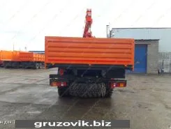 Самопогрузчик Камаз 43118 с КМУ Kanglim KS1256G-II 2018 года б/у фото 2
