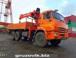 Самопогрузчик Камаз 43118 с КМУ Kanglim KS1256G-II 2018 года б/у фото 3