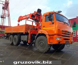 Самопогрузчик Камаз 43118 с КМУ Kanglim KS1256G-II 2018 года б/у фото 3