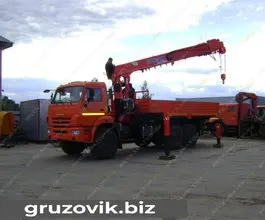 Самопогрузчик Камаз 43118 с КМУ Kanglim-2056Н 2018 года б/у фото 2