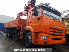 Самопогрузчик Камаз 65115 с КМУ Kanglim-1256GII 2018 года б/у