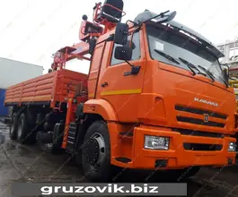 Самопогрузчик Камаз 65115 с КМУ Kanglim-1256GII 2018 года б/у