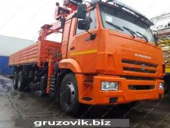Самопогрузчик Камаз 65115 с КМУ Kanglim-1256GII 2018 года б/у фото 3