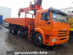 Самопогрузчик Камаз 65115 с КМУ Kanglim-1256GII 2018 года б/у фото 4