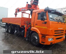 Самопогрузчик Камаз 65115 с КМУ Kanglim-1256GII 2018 года б/у фото 4