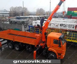 Самопогрузчик Камаз 65115 с КМУ Kanglim-1256GII 2018 года б/у фото 5