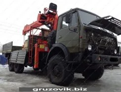 Самопогрузчик Камаз 43118 с КМУ  2018 года б/у