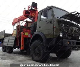Самопогрузчик Камаз 43118 с КМУ  2018 года б/у