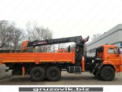 Самопогрузчик Камаз 43118 с КМУ  2017 года б/у