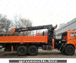 Самопогрузчик Камаз 43118 с КМУ  2017 года б/у