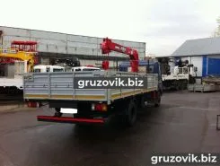 Самопогрузчик Hyundai HD 120 с КМУ unic 2011 года б/у фото 3