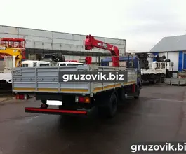 Самопогрузчик Hyundai HD 120 с КМУ unic 2011 года б/у фото 3