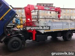 Самопогрузчик Hyundai HD 120 с КМУ unic 2011 года б/у фото 4