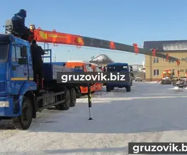 Самопогрузчик Камаз 65117 с КМУ ALFINGER IT-150 2018 года новый фото 3