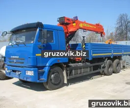 Самопогрузчик Камаз 65117 с КМУ ALFINGER IT-150 2018 года новый фото 4
